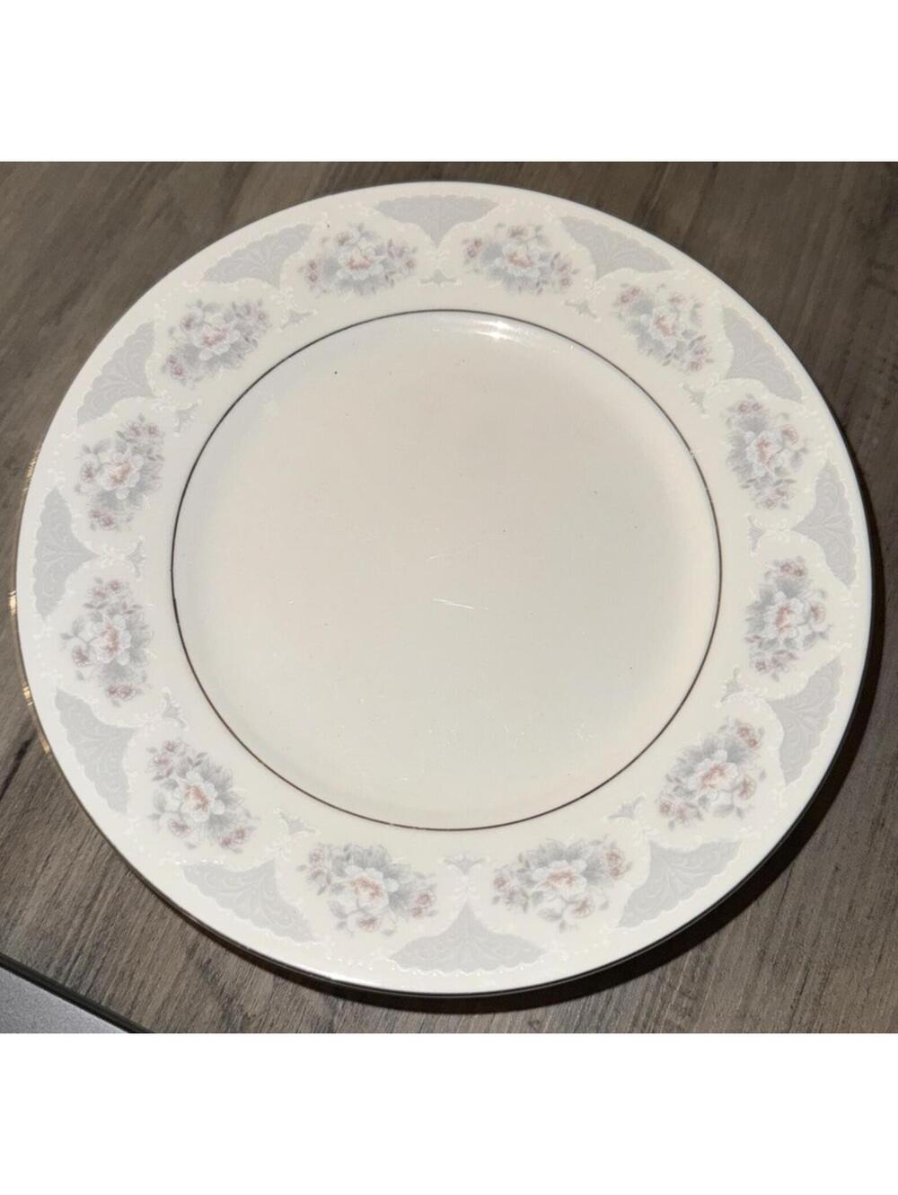 4x Silverie Sapphire Dessert/Salad Plate Fine China Kitchen 6” FREE SHIPPING
